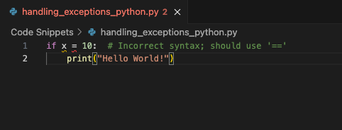 Exception Handling in Python - Coding Jedi